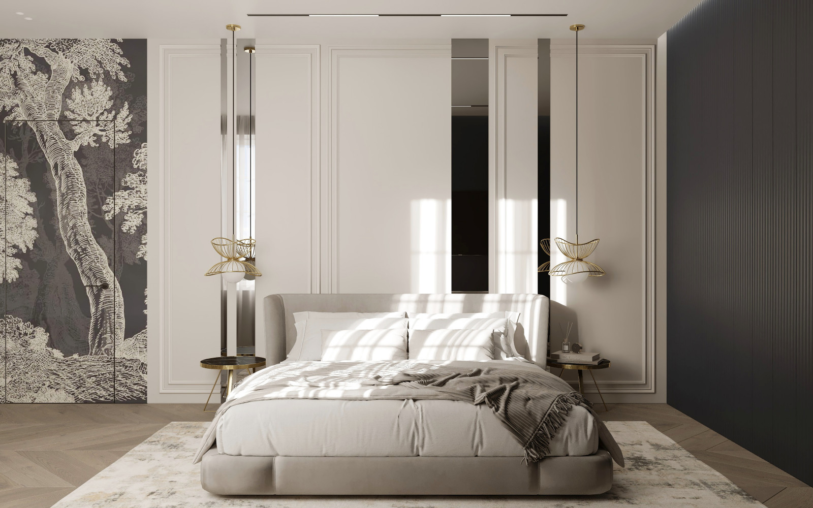 Проект гостевой комнаты в трехэтажном доме на улице Красная в городе Калининград