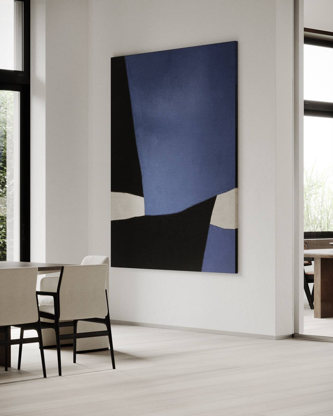 The Whale – Minimalist modern living room