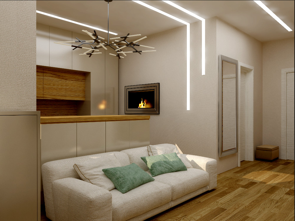 Кухня-гостиная на 20 кв.м.