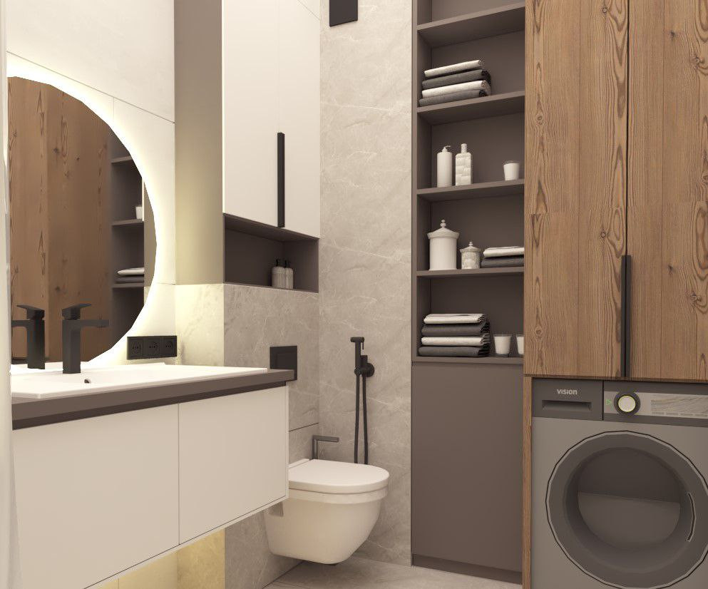 Дизайн интерьера квартиры в ЖК Клевер Парк, Екатеринбург