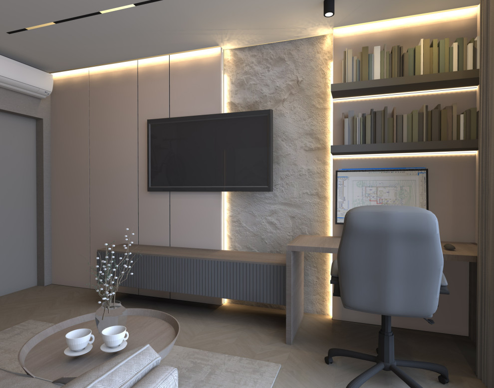 Проект двухкомнатной квартиры в г. Зеленоградске