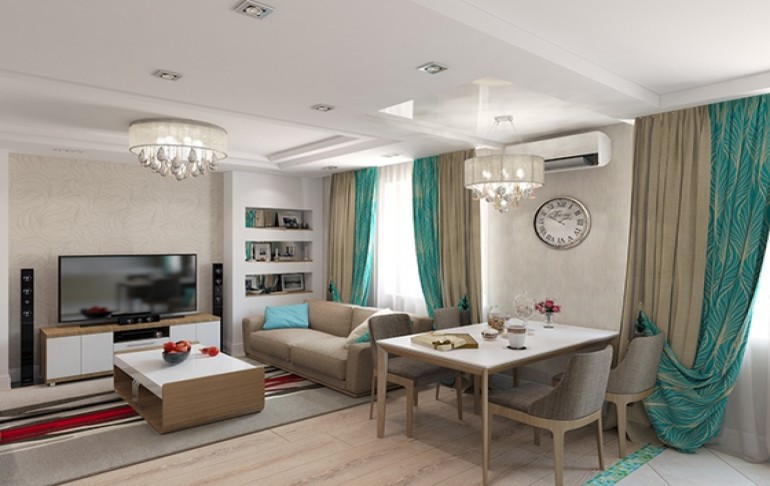 Кухня-гостиная Широтная