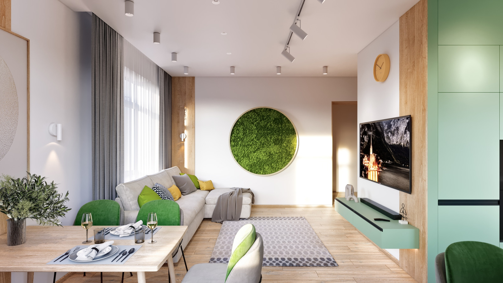 Дизайн-проект трехкомнатной квартиры