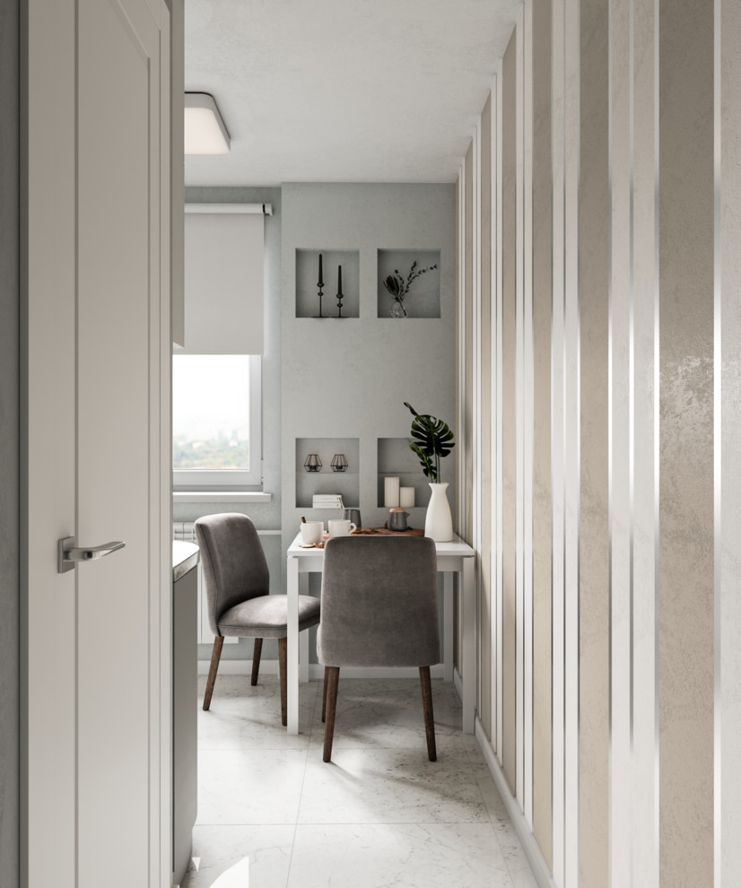 Дизайн - проект двухкомнатной "Брежневки" в г. Москва