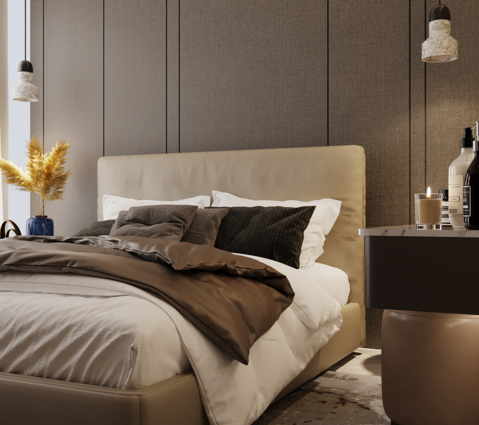 Спальня в ЖК Триумф от VITTAGROUP