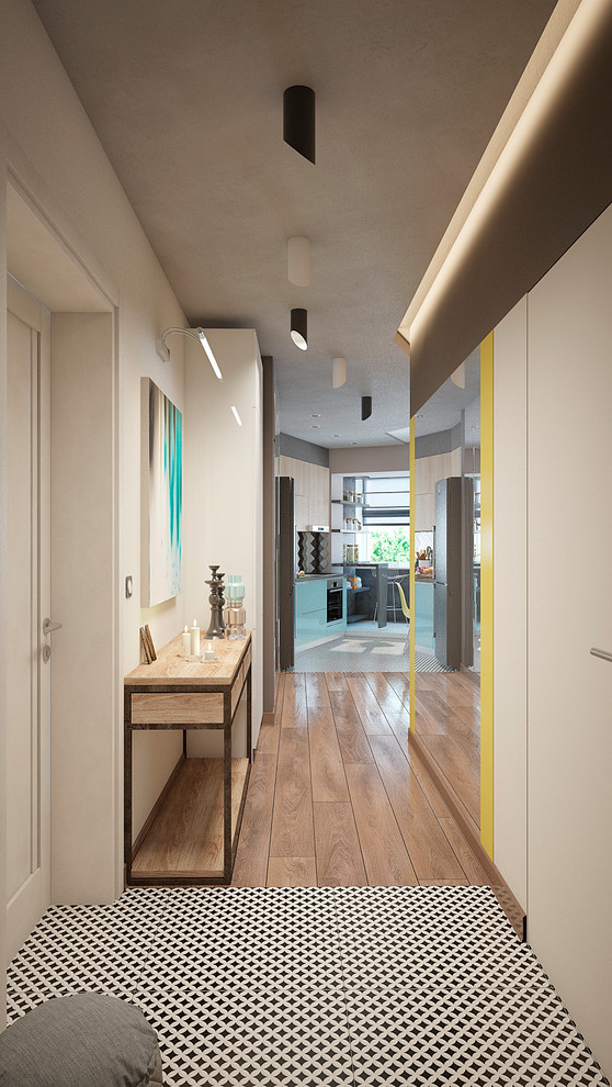 Переделанная однокомнатная квартира для холостяка