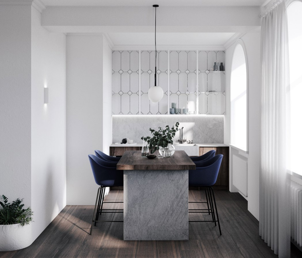 Обложка проекта: Дизайн проект квартиры площадью 65 м2