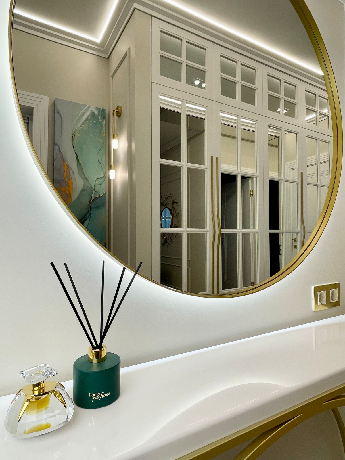 Проект в бирюзовых тонах