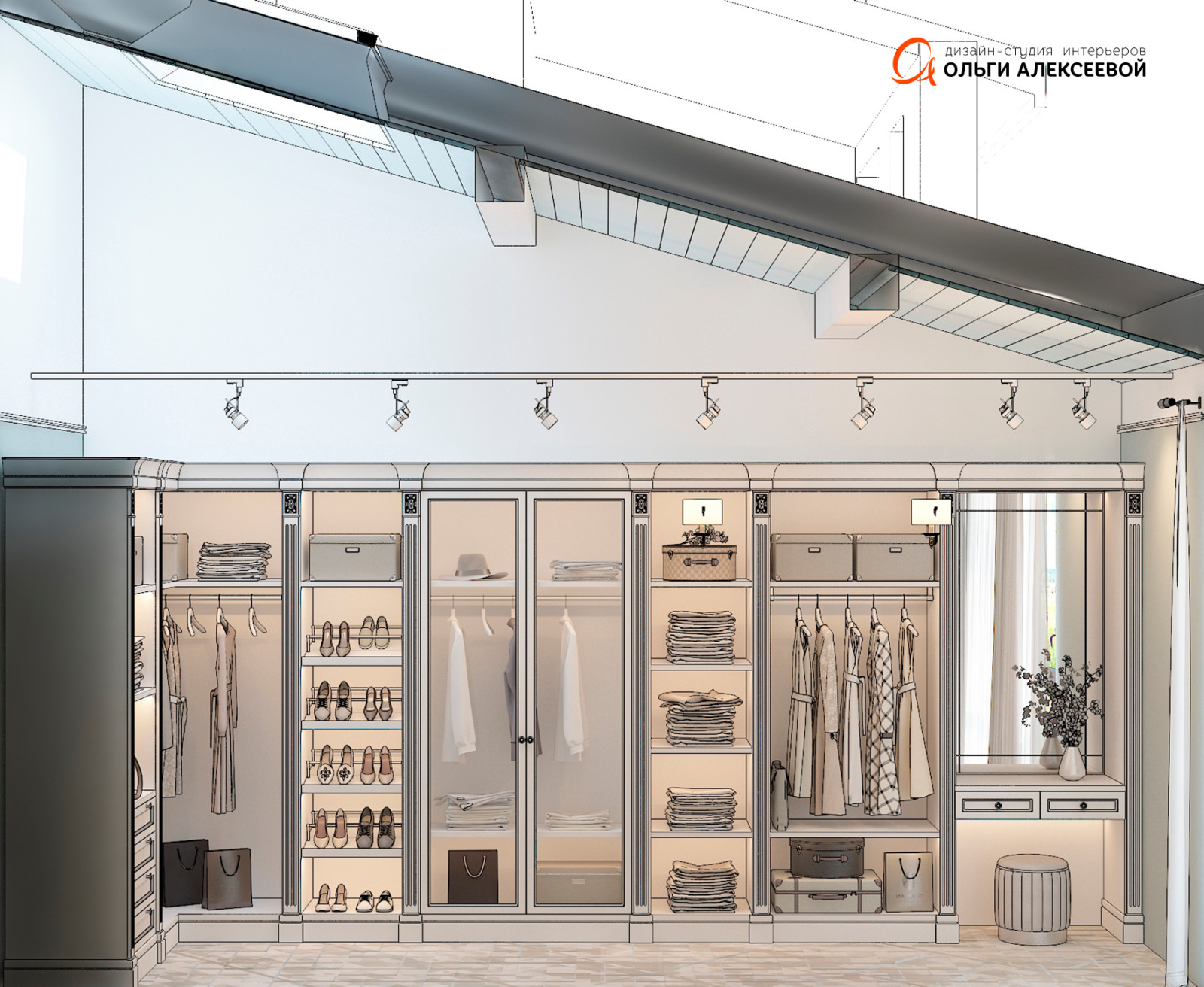 Американская классика в таунхаусе площадью 310 м2.