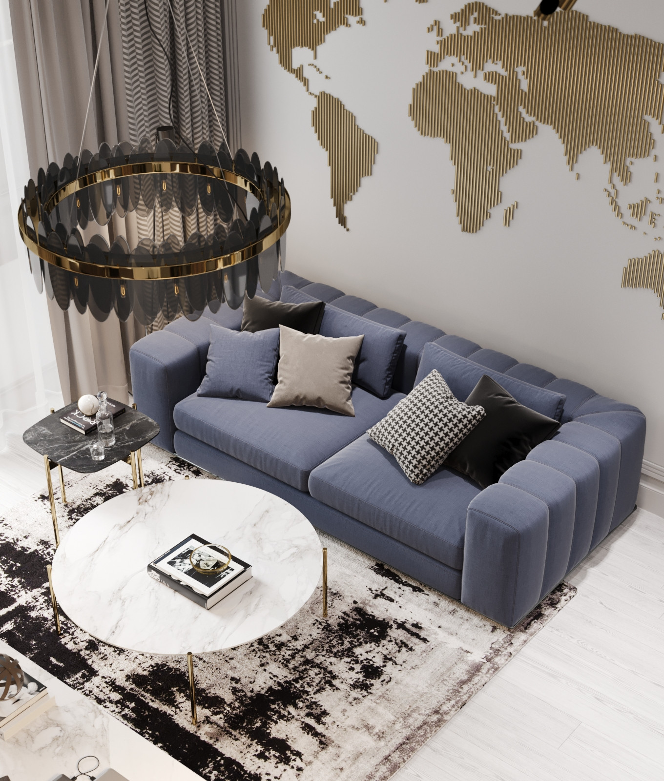 Роскошь и стиль: интерьер таунхауса в ЖК Park Fonte