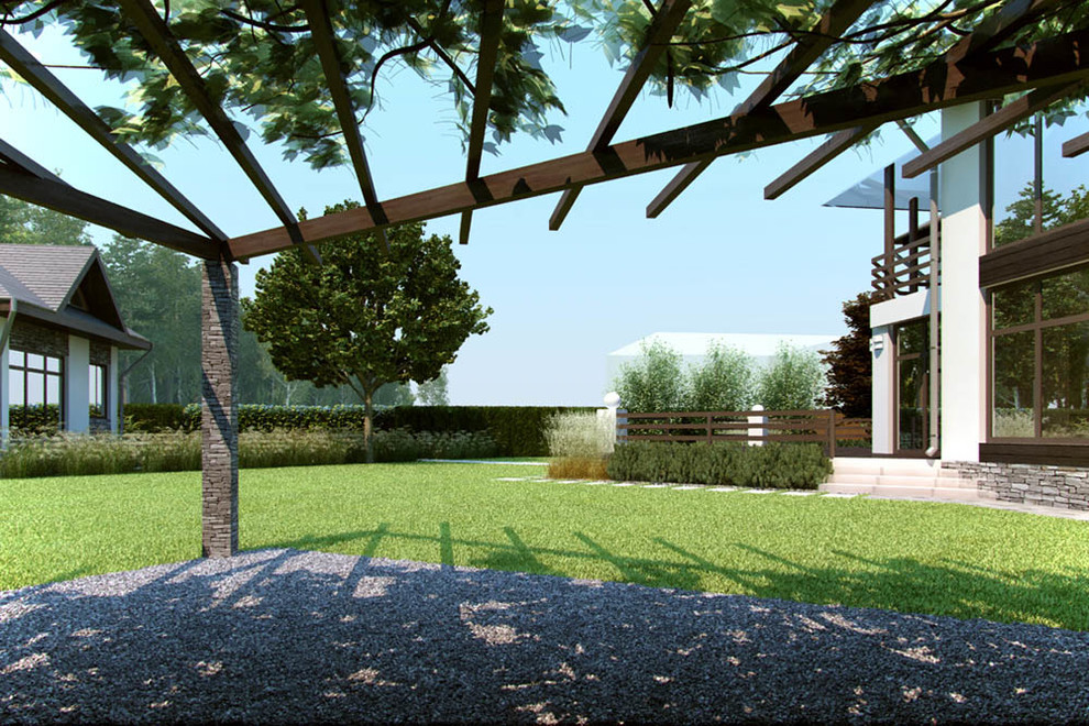 Обложка проекта: Дизайн частного сада 18 соток