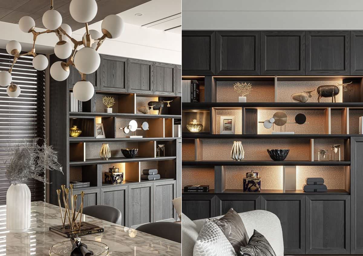 Выразительный интерьер в Премиальной башне ОКО от L DESIGN