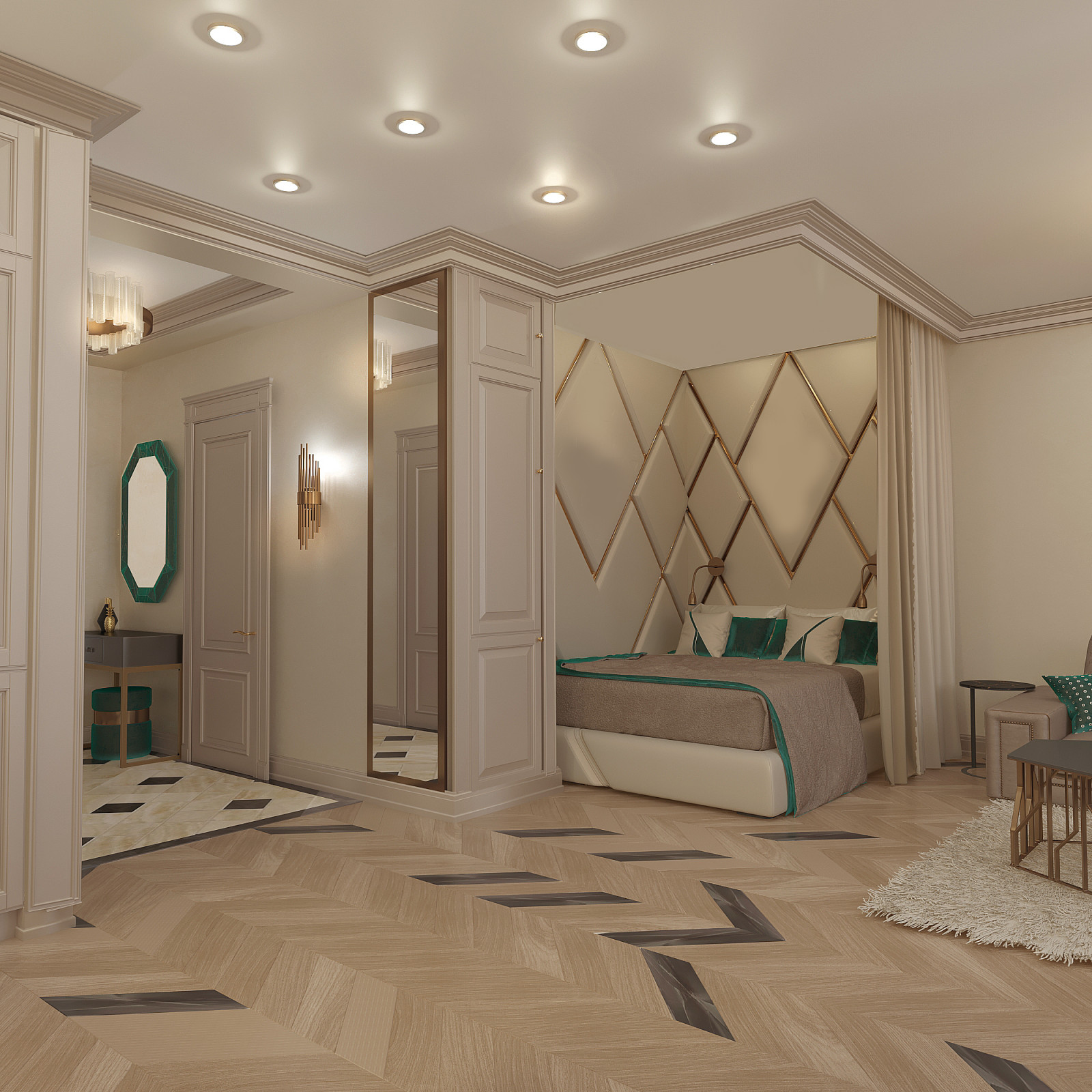 Квартира-студия для молодой семьи