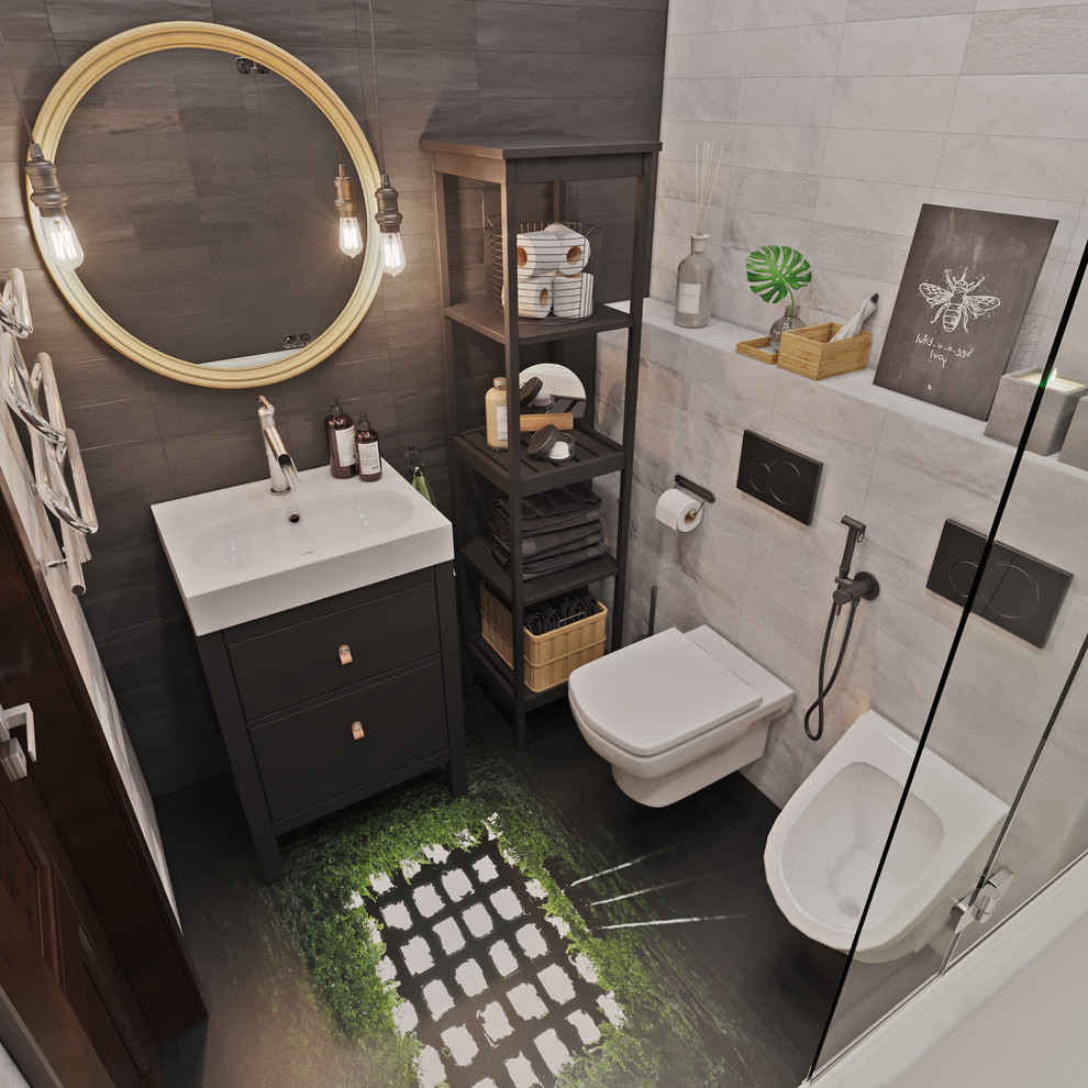 Квартира на Пулковском шоссе в стиле ирландского паба. 40 кв.м. Вариант 2.