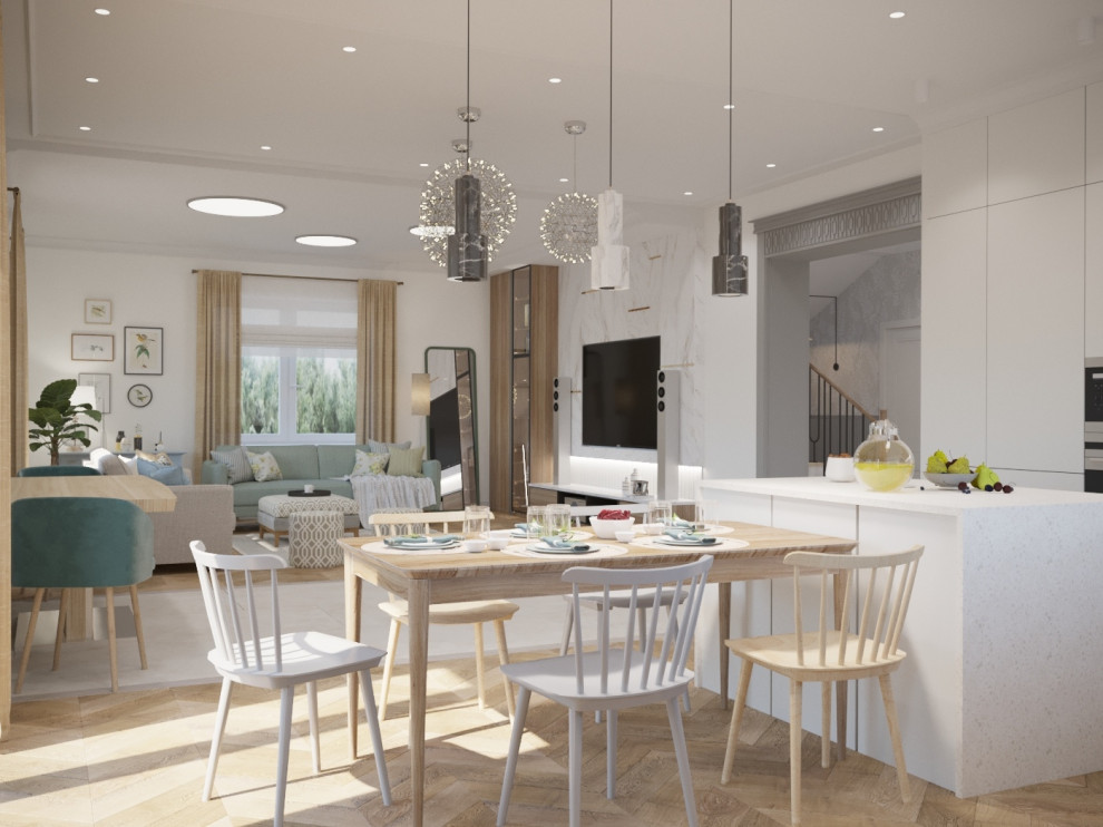 Дом с теплой, семейной атмосферой. 1 этаж