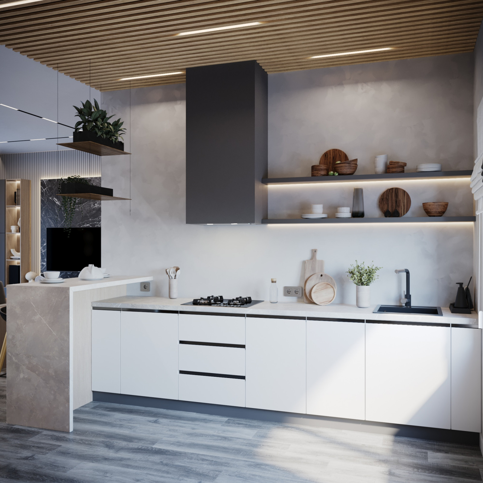 Дизайн частного дома в пригороде Барнаула