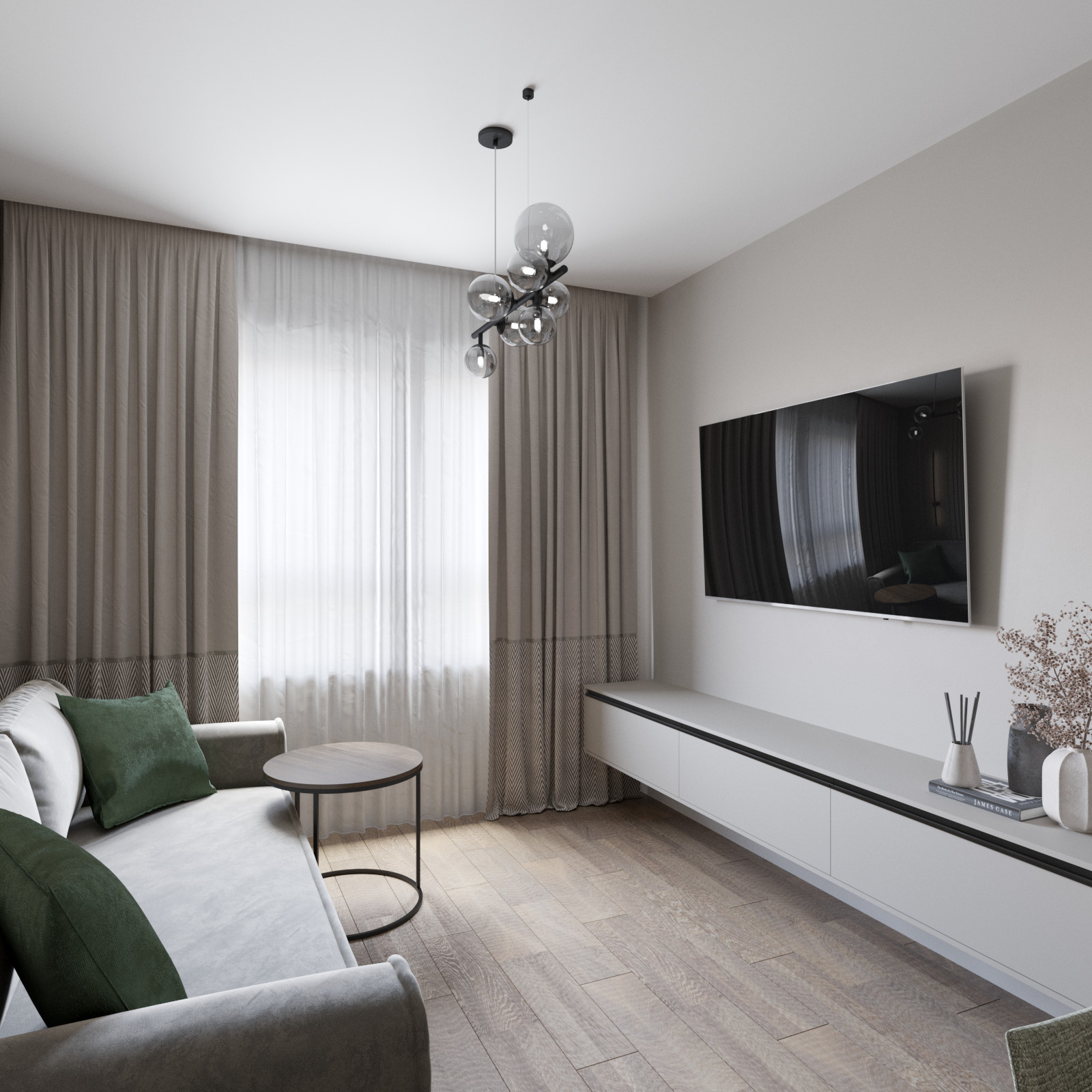 Кухня-гостиная. ЖК Большое Путилково