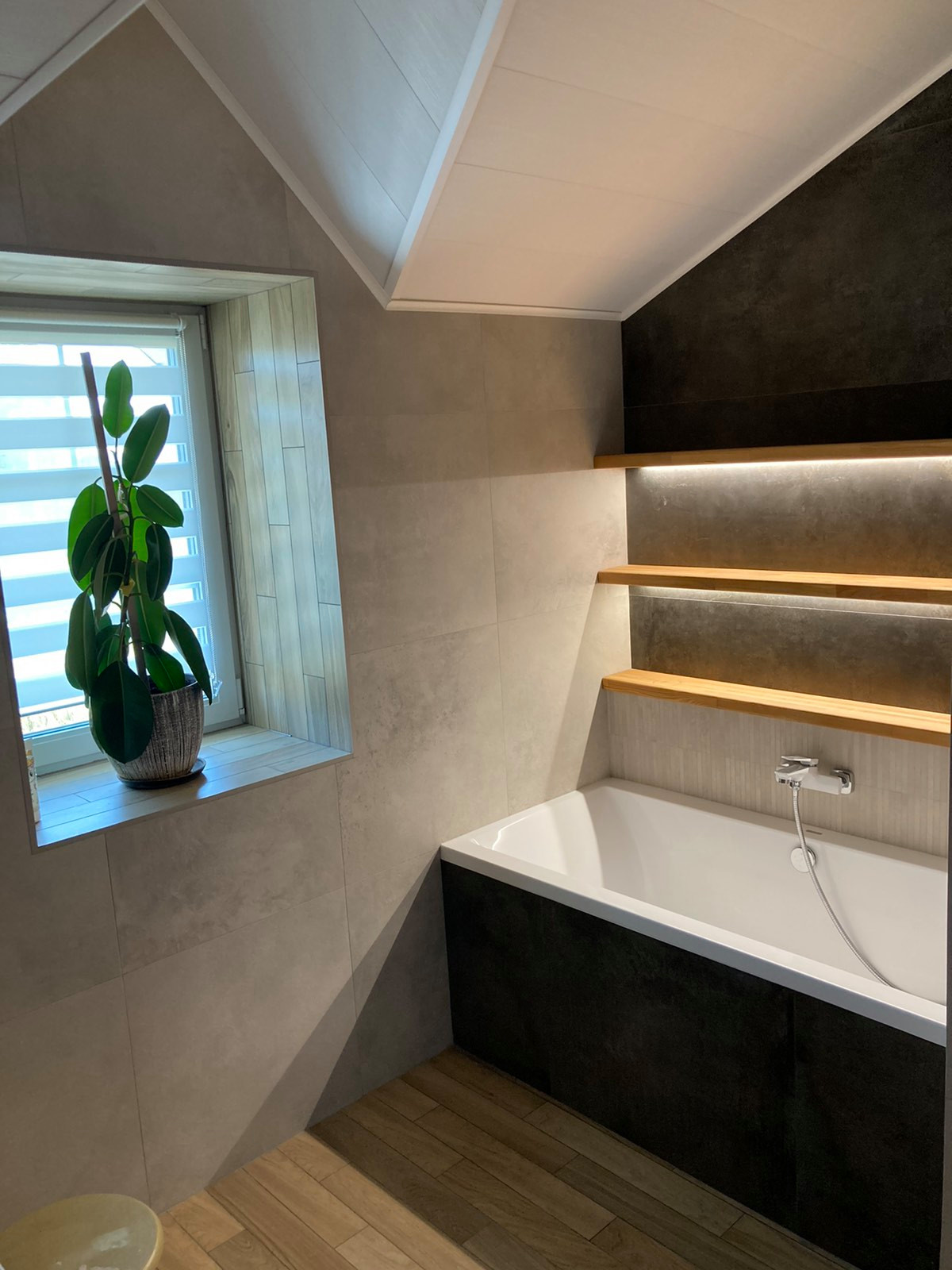 Обложка проекта: Реализация проекта санузла на марсардном этаже.