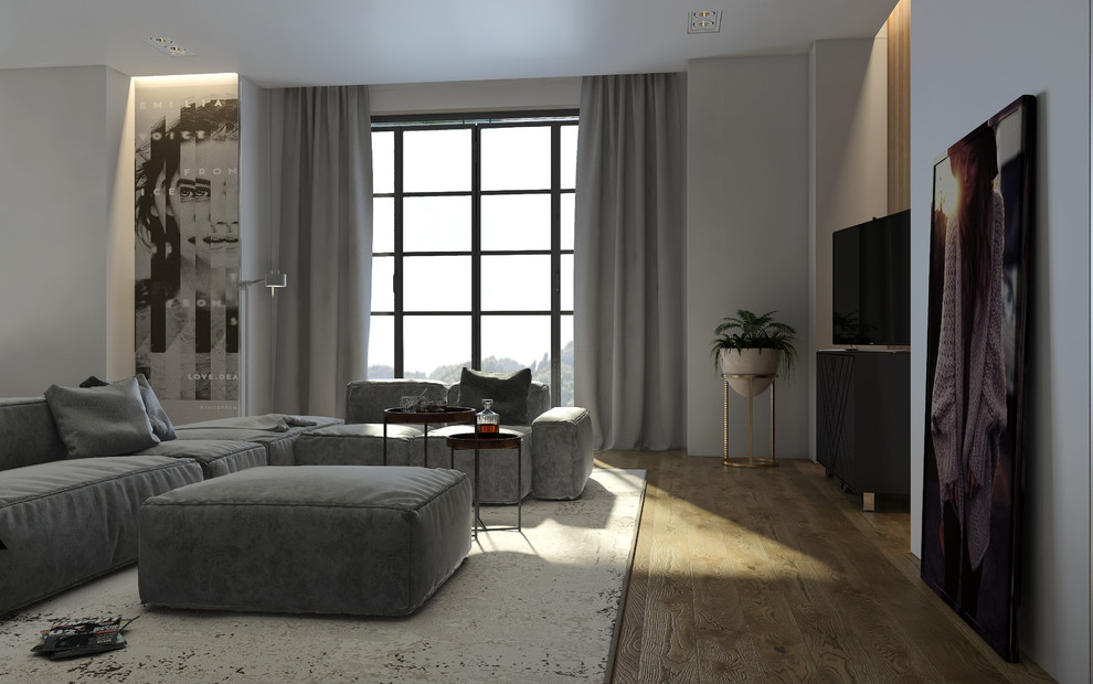 Дизайн кухни гостиной в загородном доме