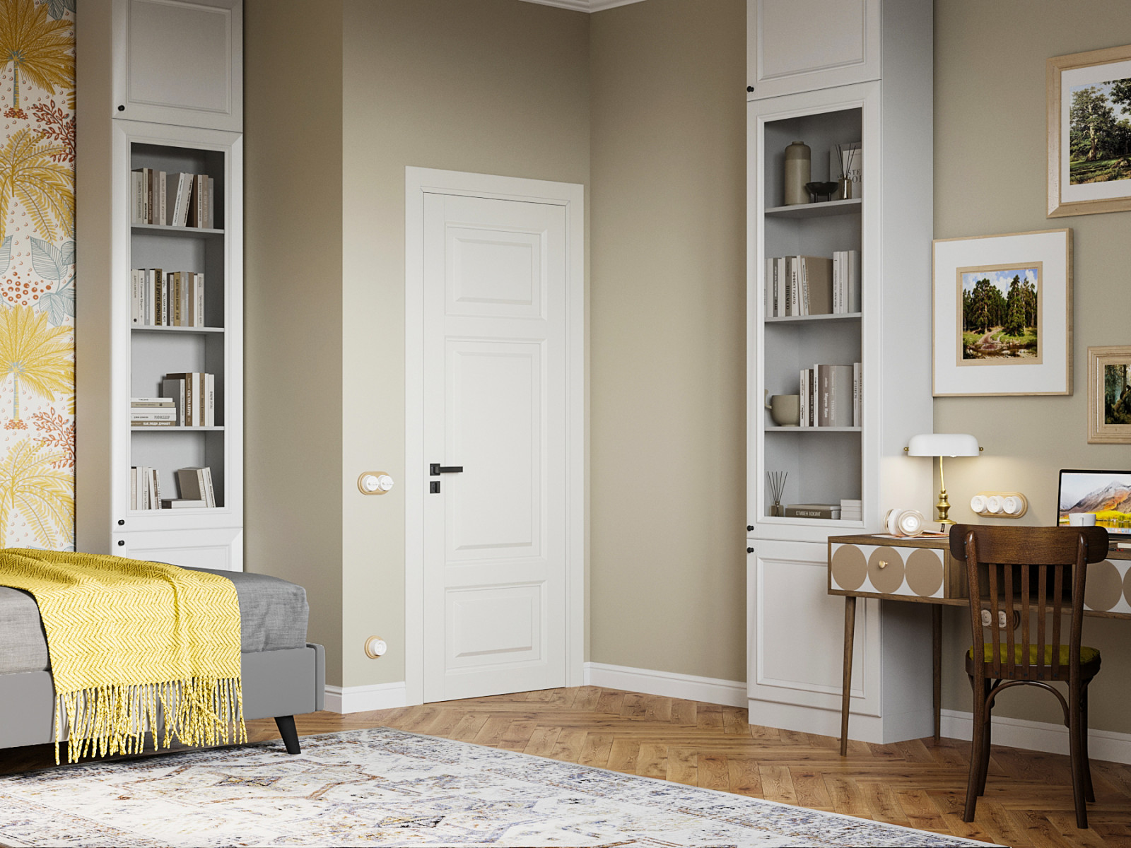 Квартира на Кутузовском проспекте с элементами ретро