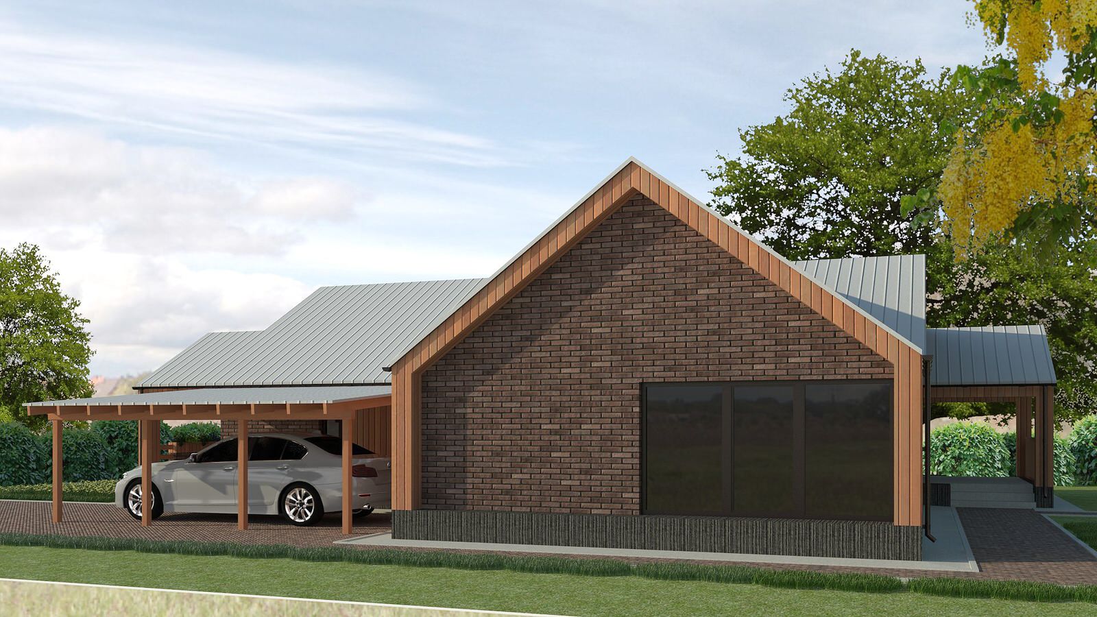 Проект типового дома для коттеджного поселка