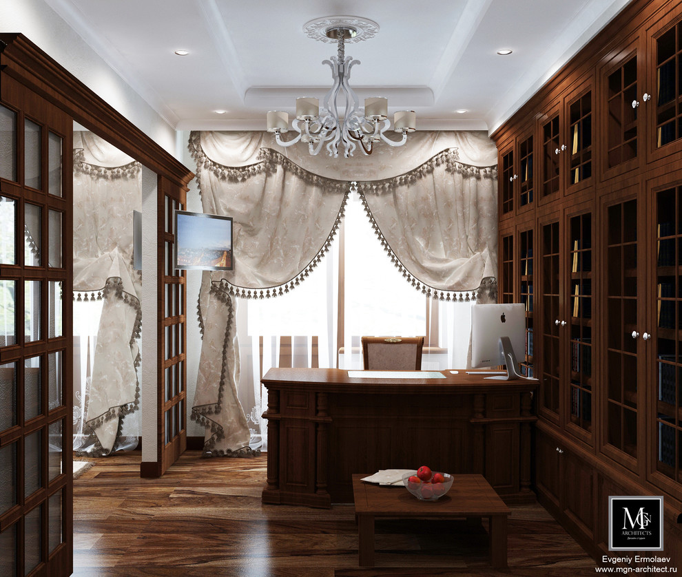 КП Иволги, дом в классическом стиле , темный вариант