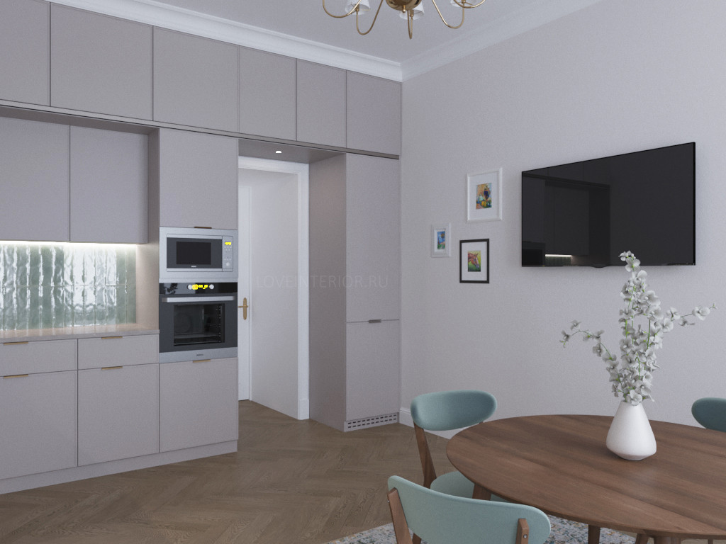 Квартира в доме, построенном в XIX веке в центре Москвы