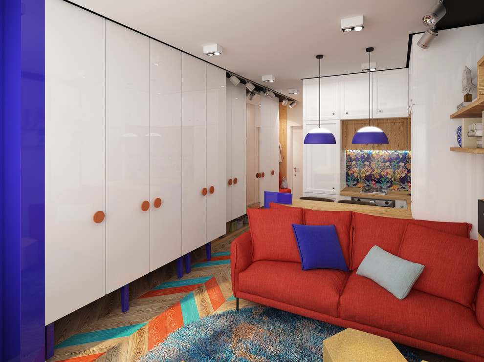 Квартира-шкатулка для маленького мальчика, 22 кв.м. Москва