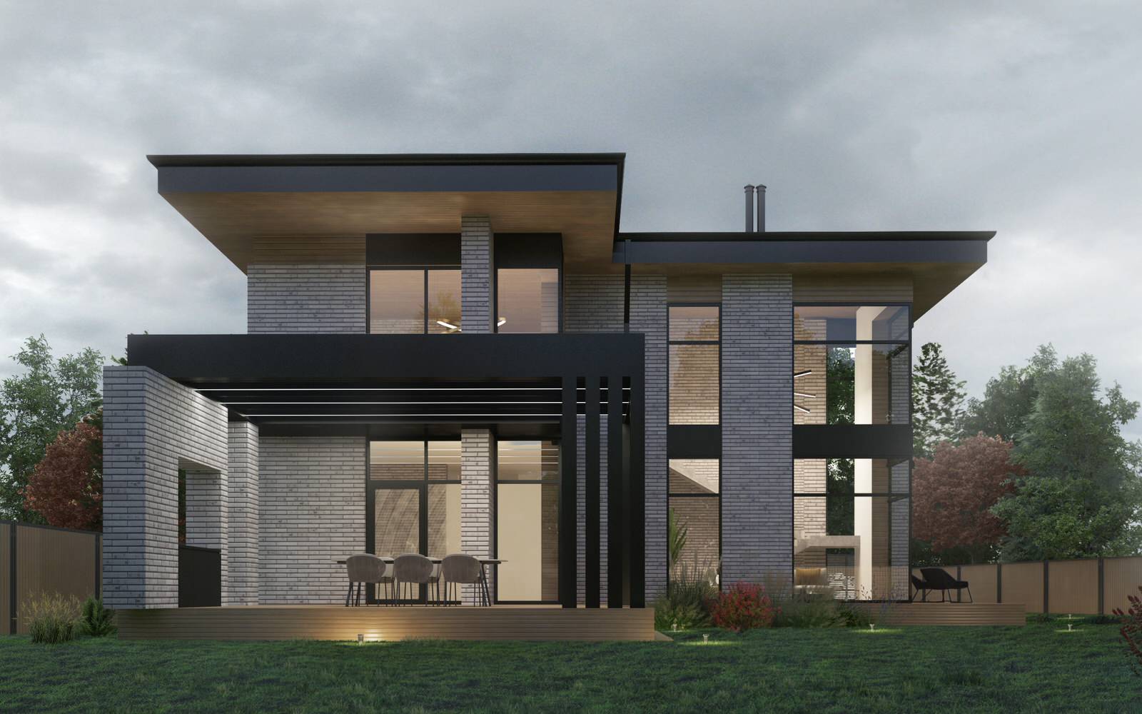 Обложка проекта: Жилой дом в Московской области