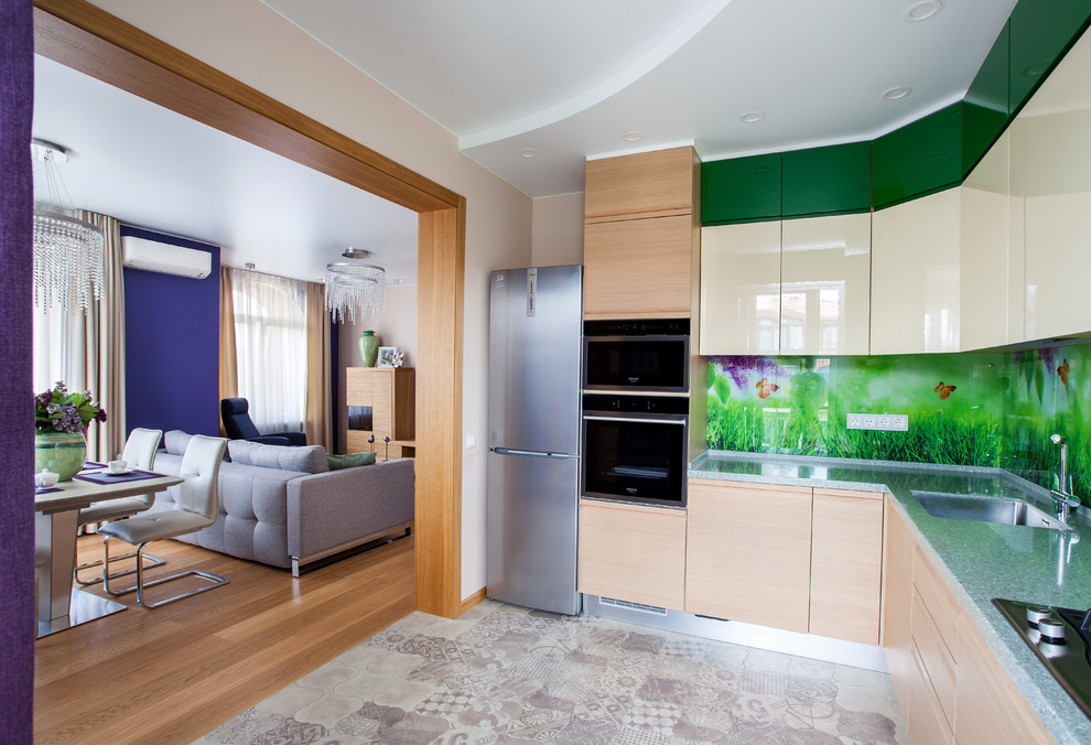 Квартира цвета ультрафиолет. Интерьер в цвете 2018 года.