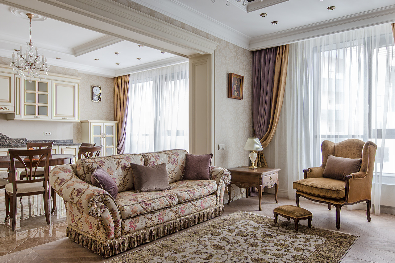 ЖК ДЫХАНИЕ - КВАРТИРА В КЛАССИЧЕСКОМ СТИЛЕ