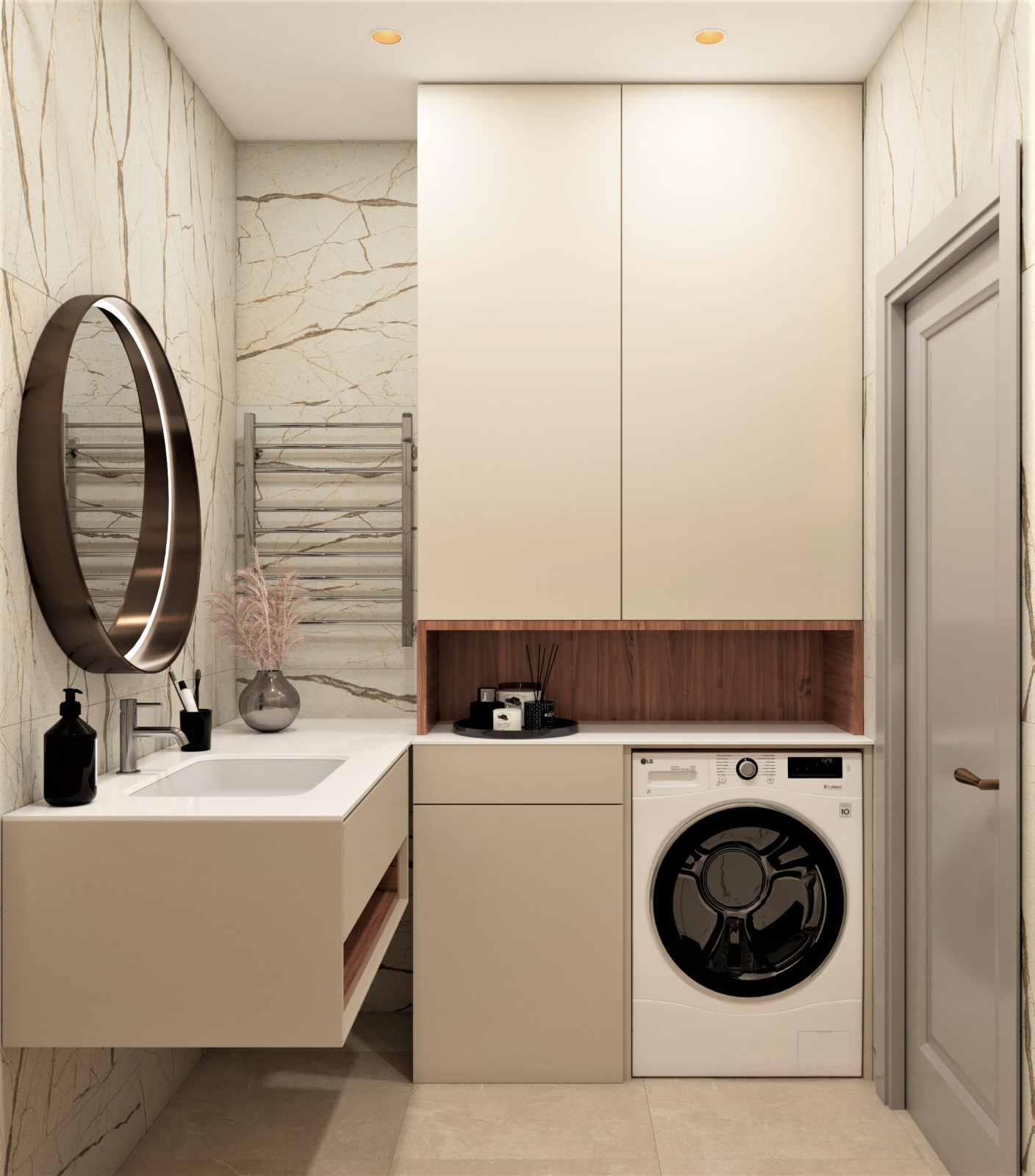 Дизайн-проект квартиры в ЖК "Европейский берег", г.Тюмень