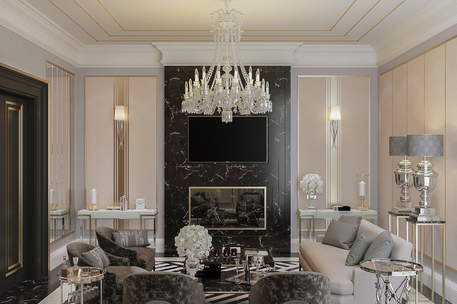 Дизайн проект особняка в Серебряном бору