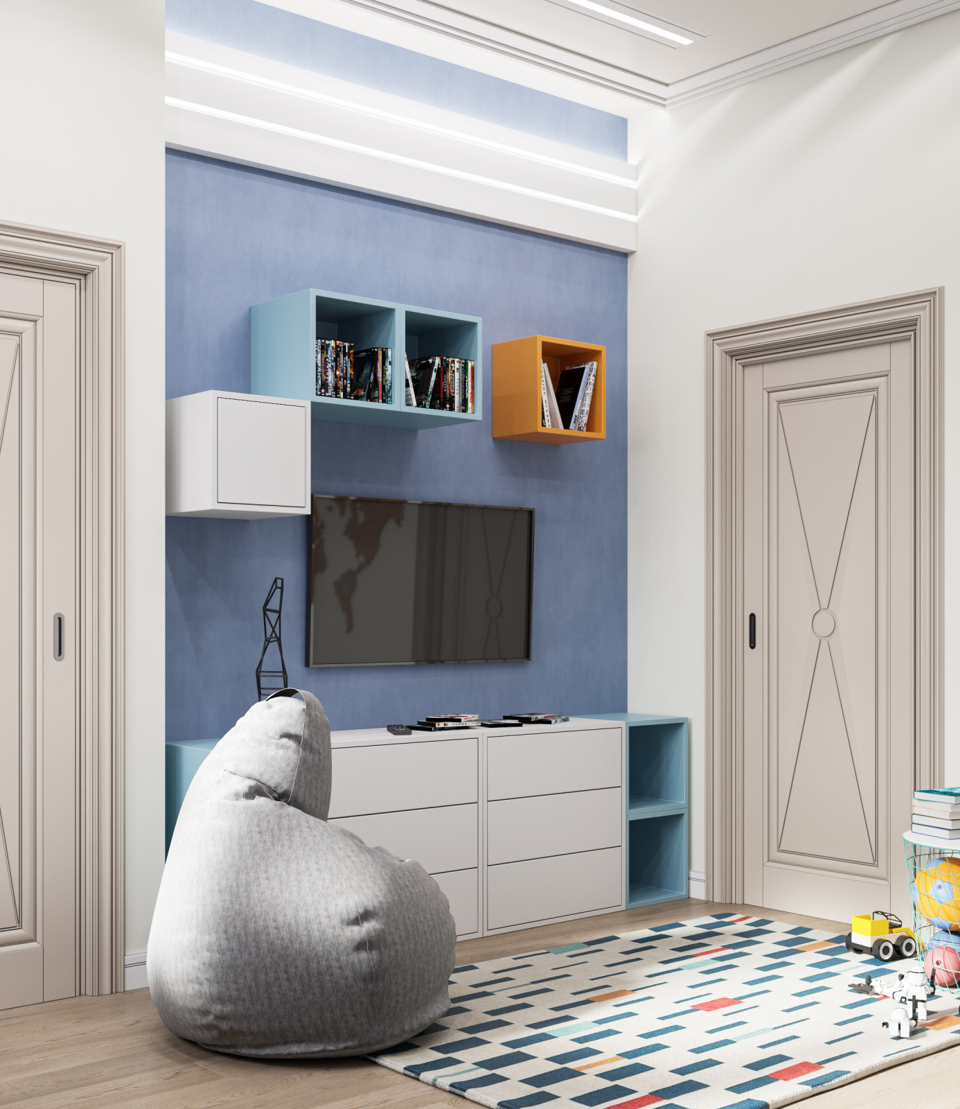 Дизайн проект квартиры "Элегантная роскошь"