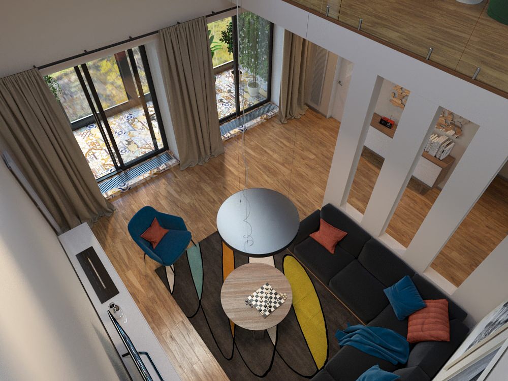 Дизайн коттеджа 347 м.кв. в коттеджном поселке Новая Опалиха