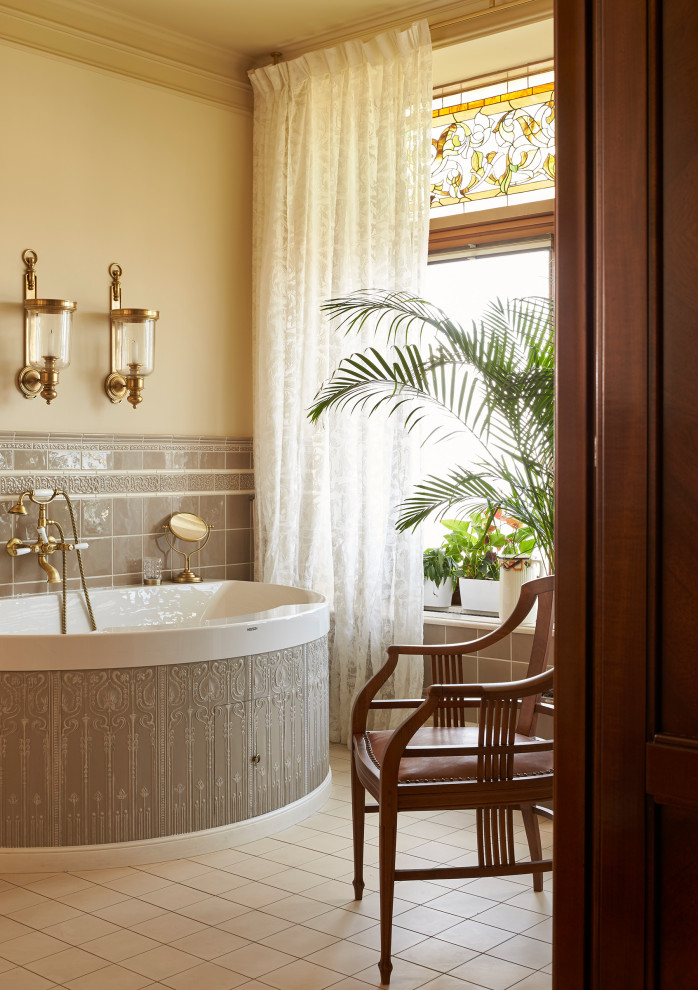 Интерьер санузла в английском стиле