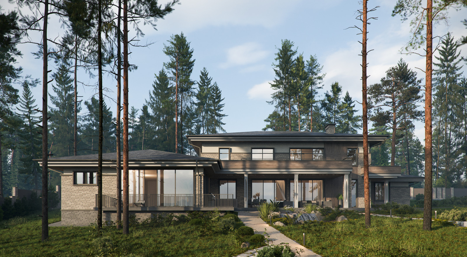 Усадьба в лесу