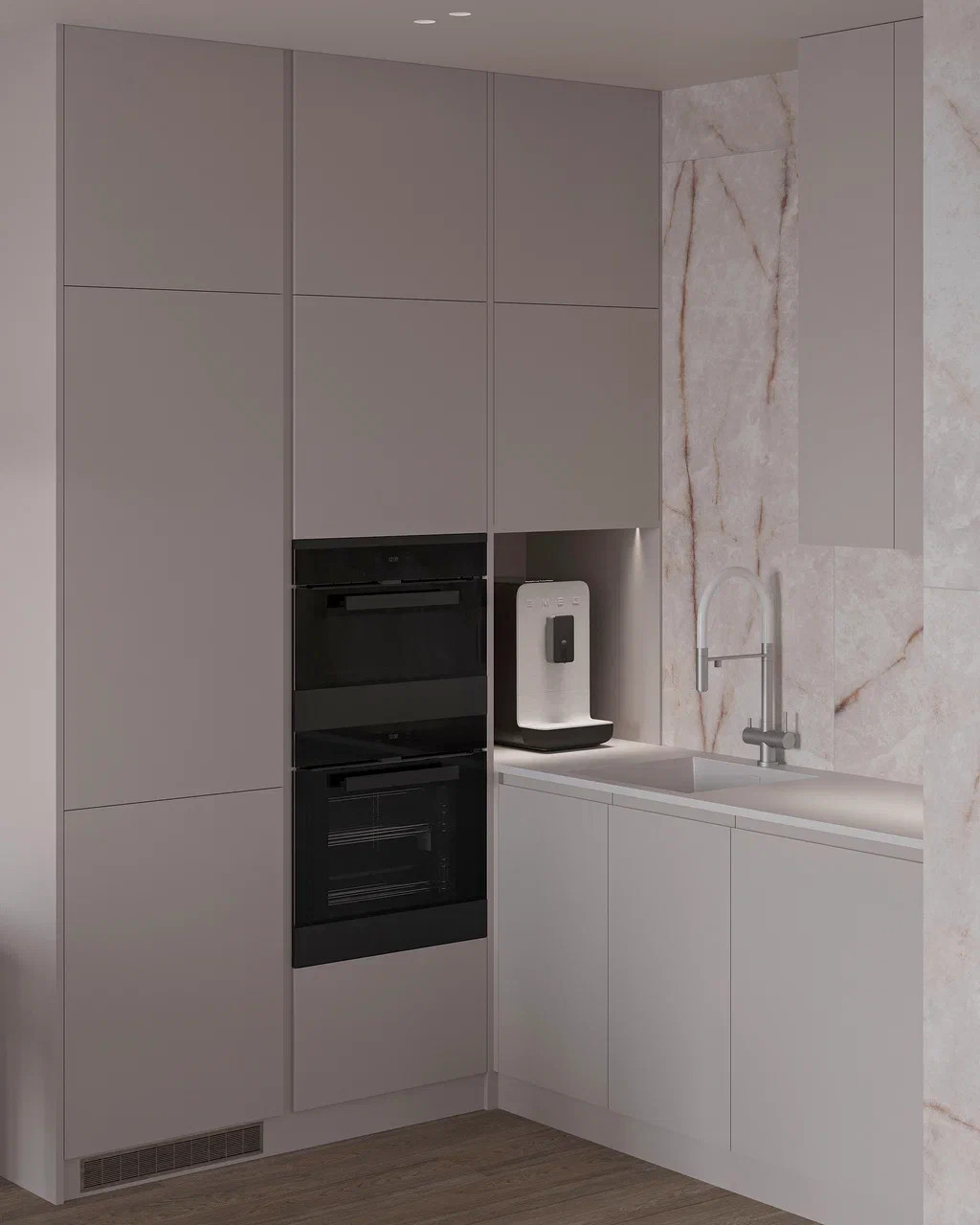 Кухня-гостиная в ЖК Soul, Москва