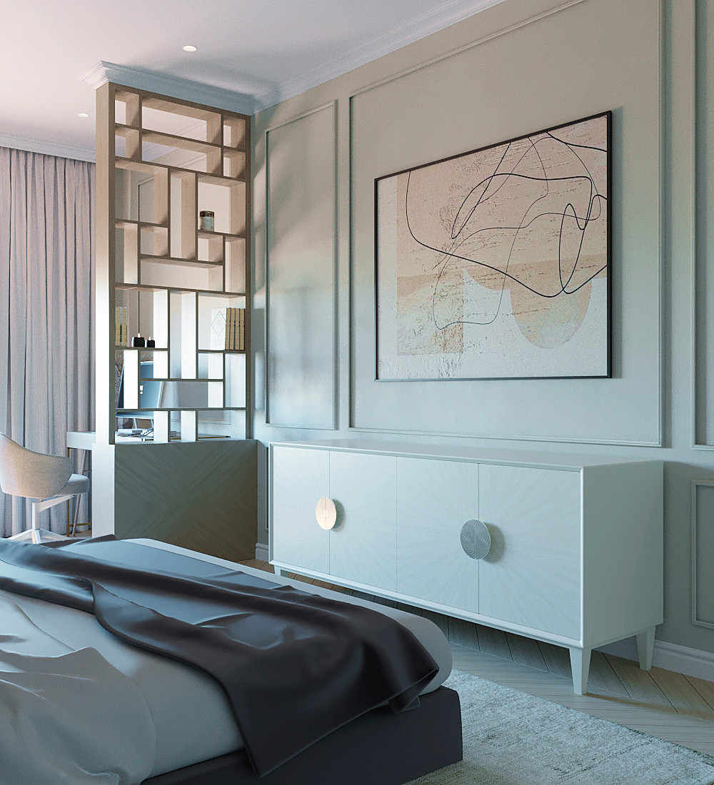 Квартира в стиле неоклассика в ЖК FAMILIA