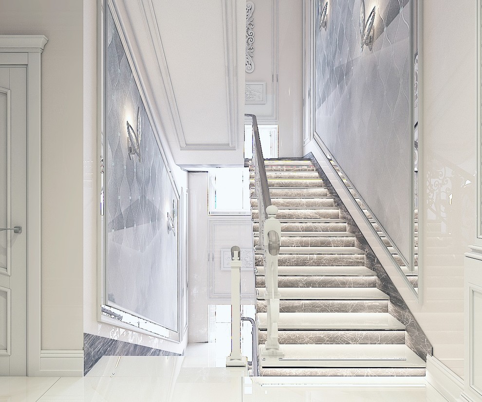 Холл в частном домовладении (г.Москва)