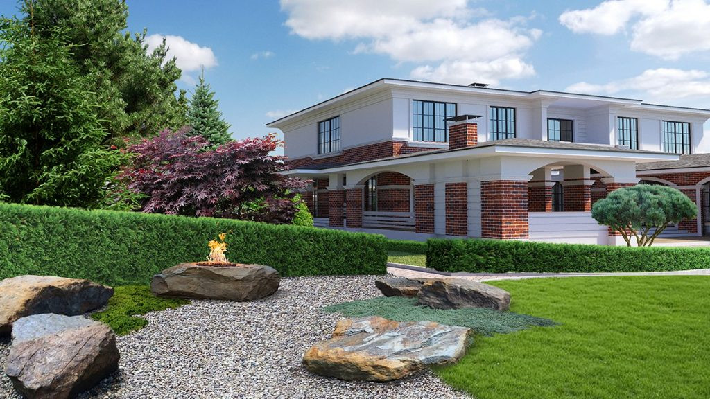 Обложка проекта: Проект благоустройства частного домовладения, Краснодарский край