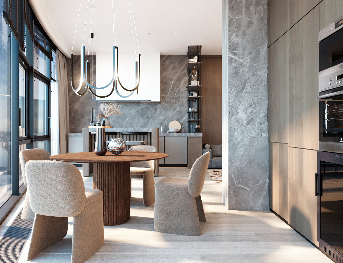 Проект интерьера в современном стиле для современной семьи