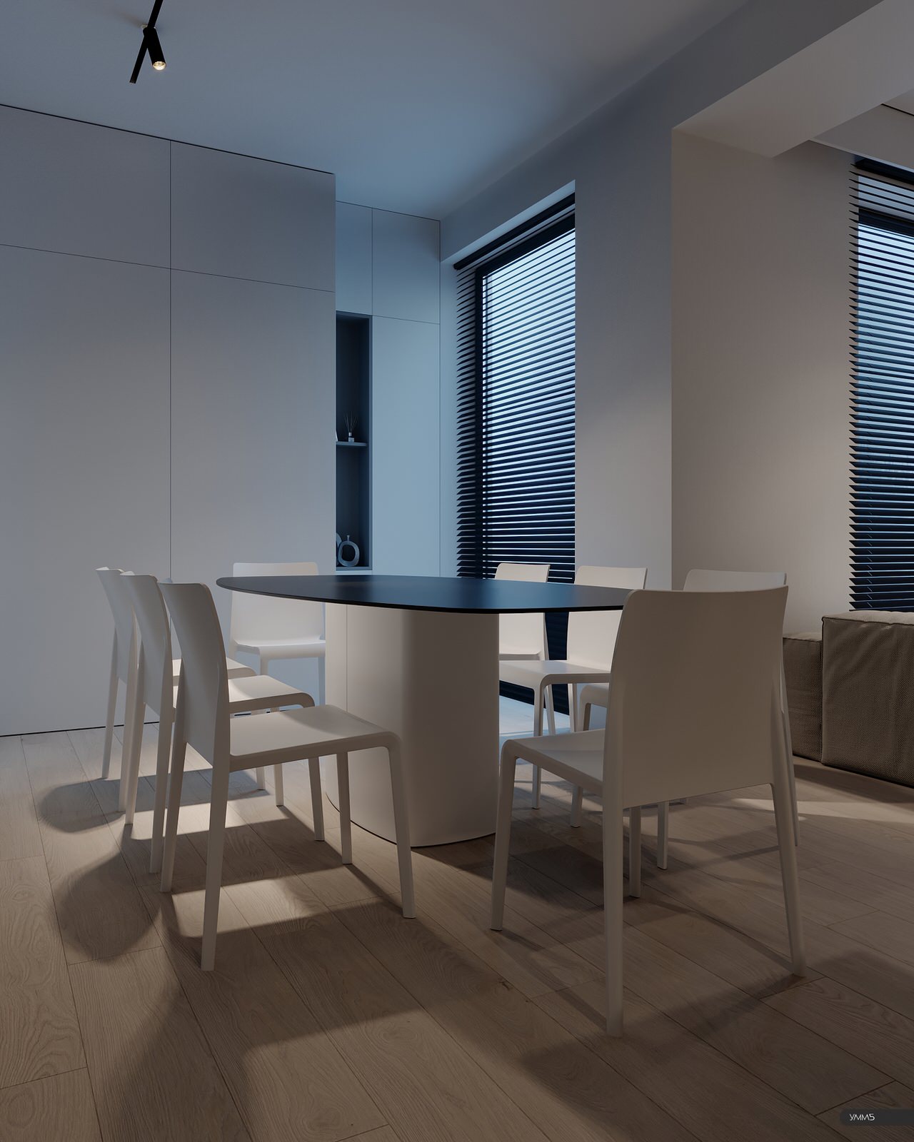 MIRA | Проект двухуровневой квартиры на проспекте Мира