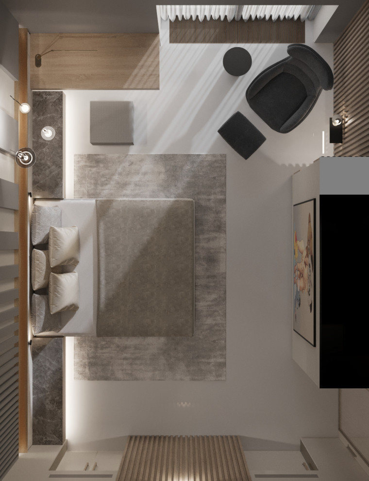 Квартира для молодого человека 60м²