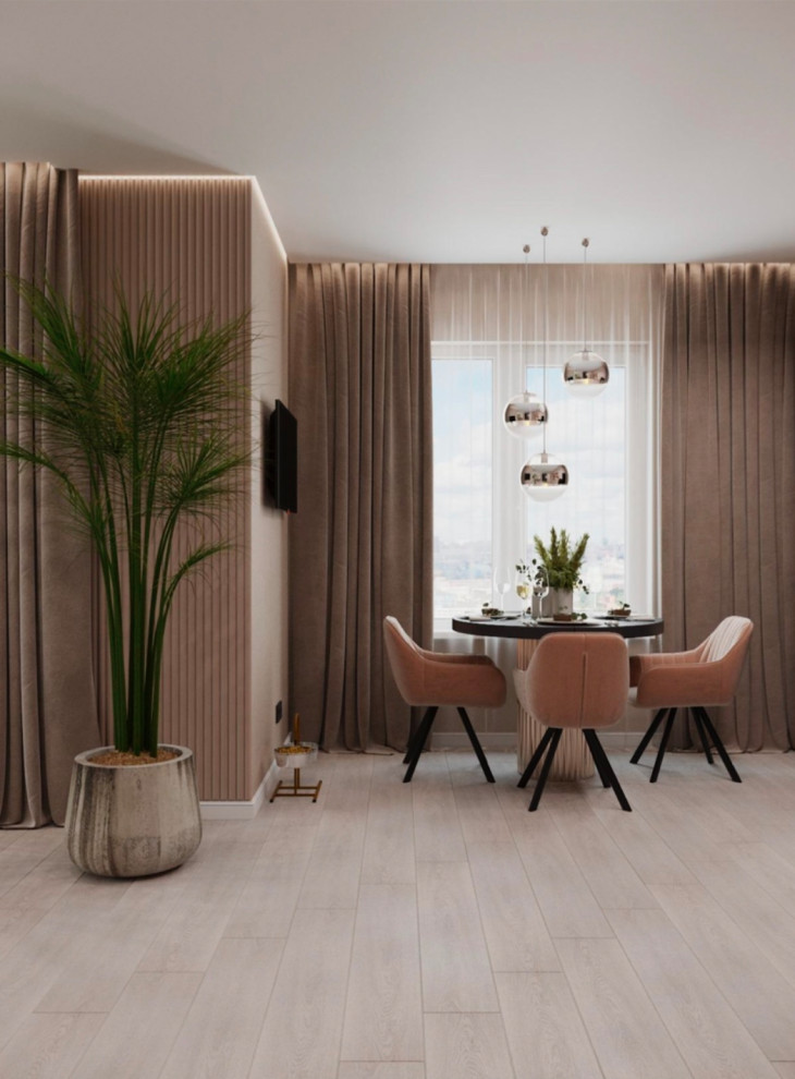 Дизайн проект 3х комнатной квартиры 82 м2 ЖК «Элегант» город Краснодар