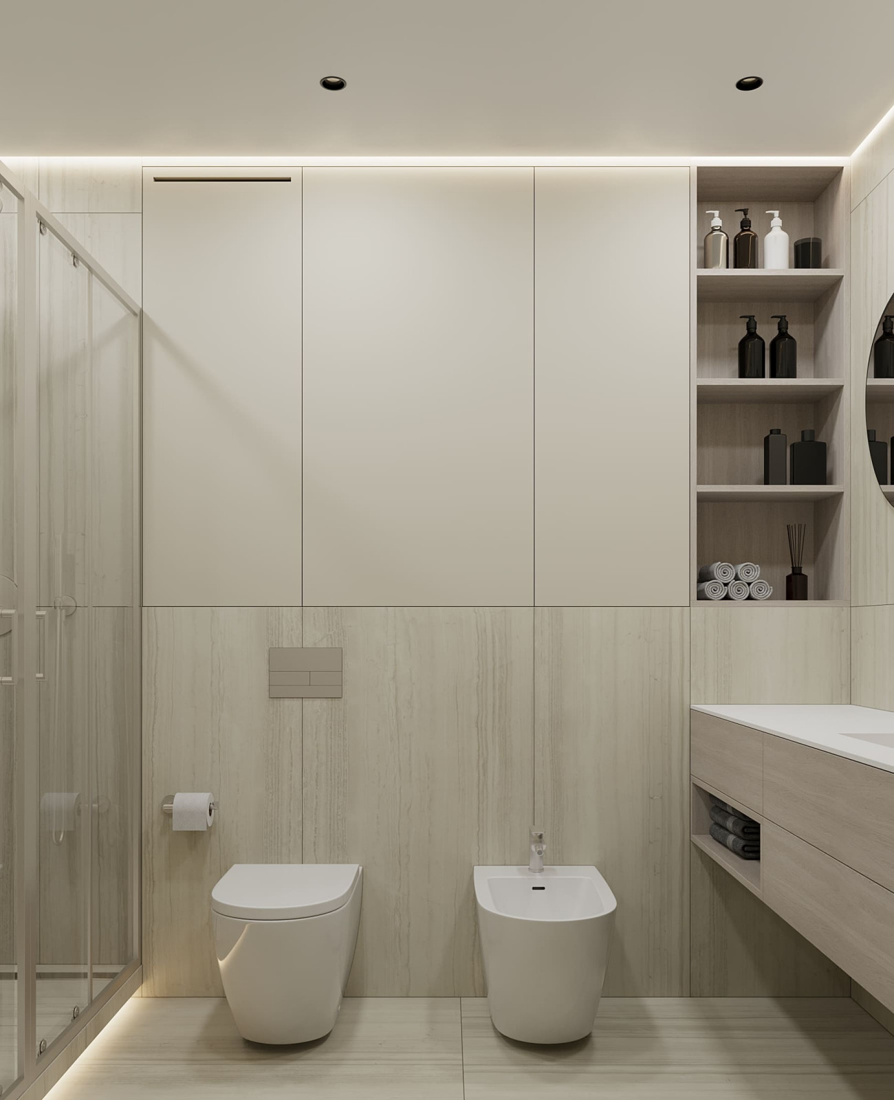 Дизайн-проект пентхауса для молодой пары