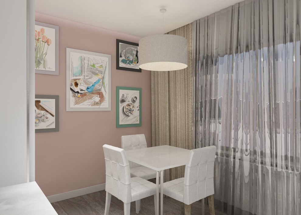 Дизайн-проект однокомнатной квартиры для молодой девушки