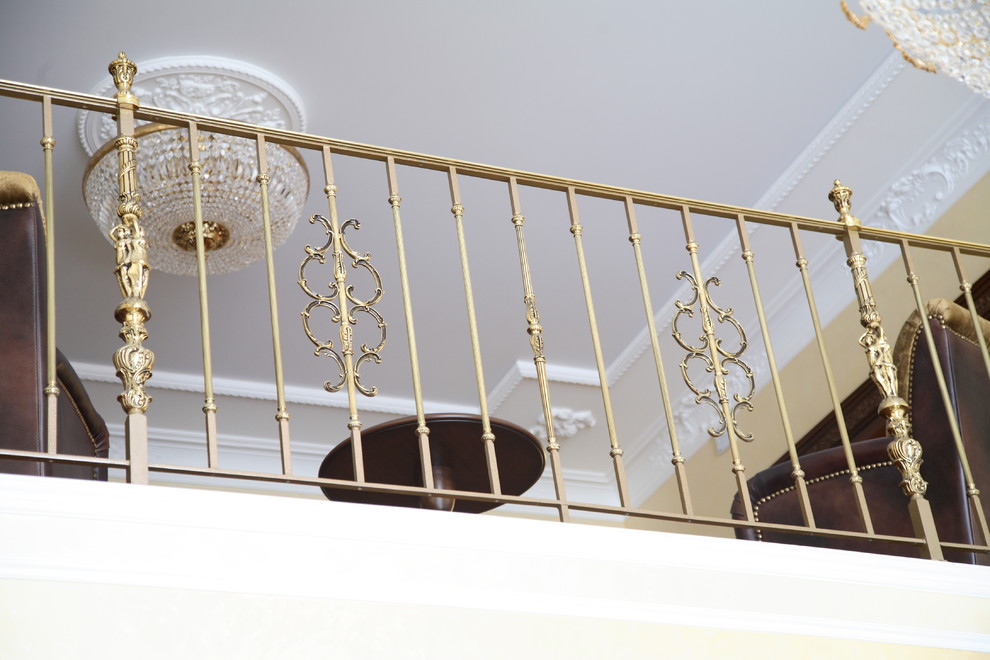 Элитные литые ограждения из латуни с позолотой 24к Grande forge (Франция)