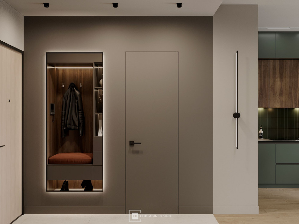 Стильная квартира с панорамными окнами даже в санузле