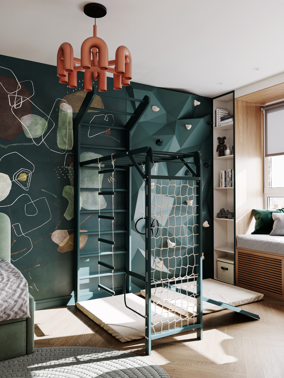 Детская с зоной для занятий спортом